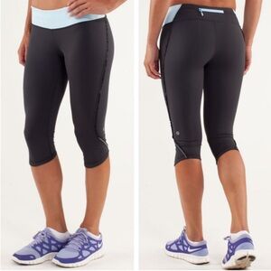Lululemon Run Fast And Free Crop Size 10